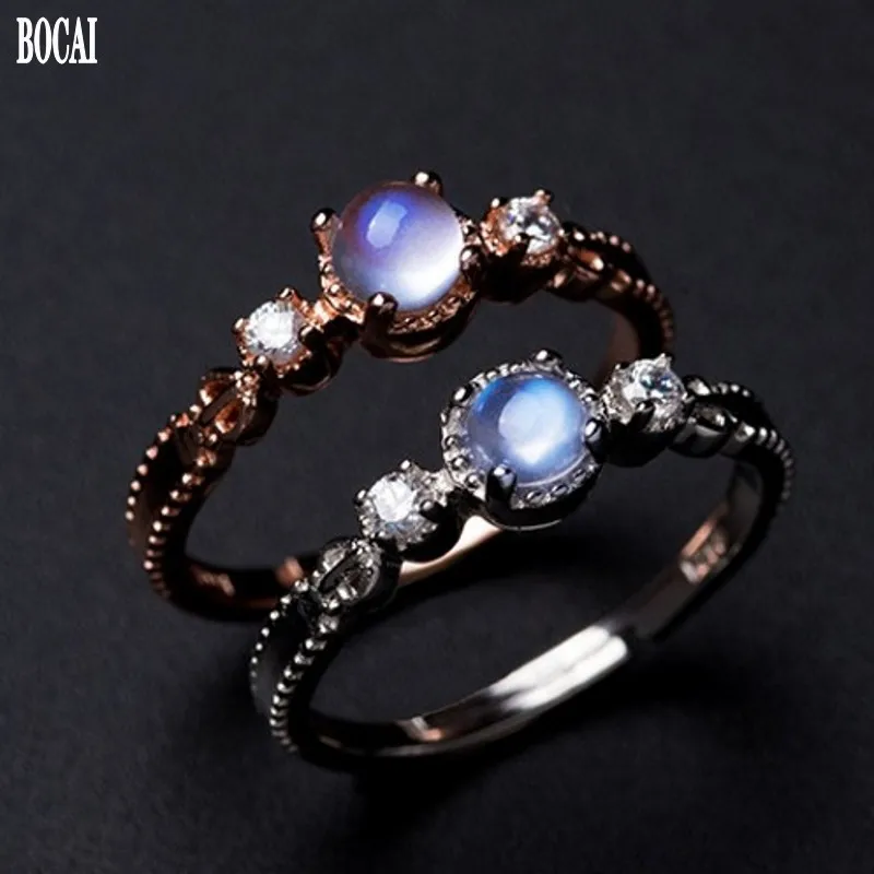 Кольцо женское из чистого серебра 925 пробы розовое золото | Украшения и