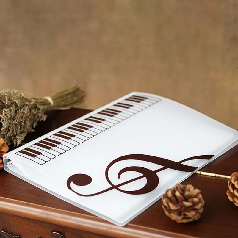 80 Sheets A4 Music Book Folders Piano Score Band Choral Data Large Capacity File Folder Portfolio Office Stationery | Дом и сад
