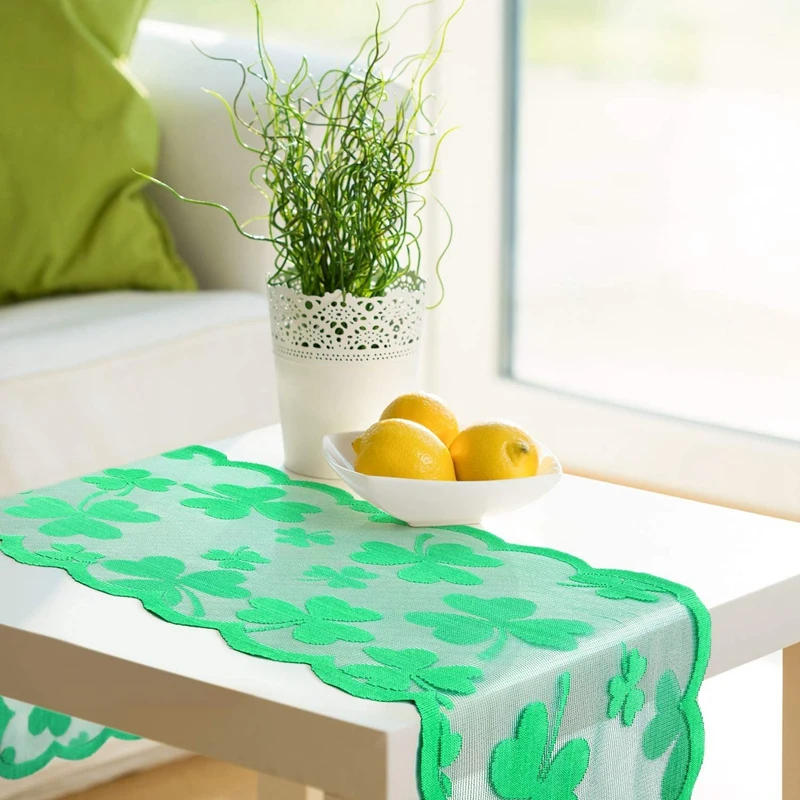 День Святого Патрика ирландский фестиваль скатерть зеленый трилистник