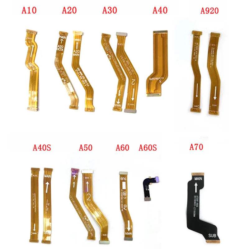 Гибкий кабель USB для материнской платы samsung Galaxy A10 A20 A30 A305F A50 A40S A40 A60 A60S A705F с ЖК-дисплеем