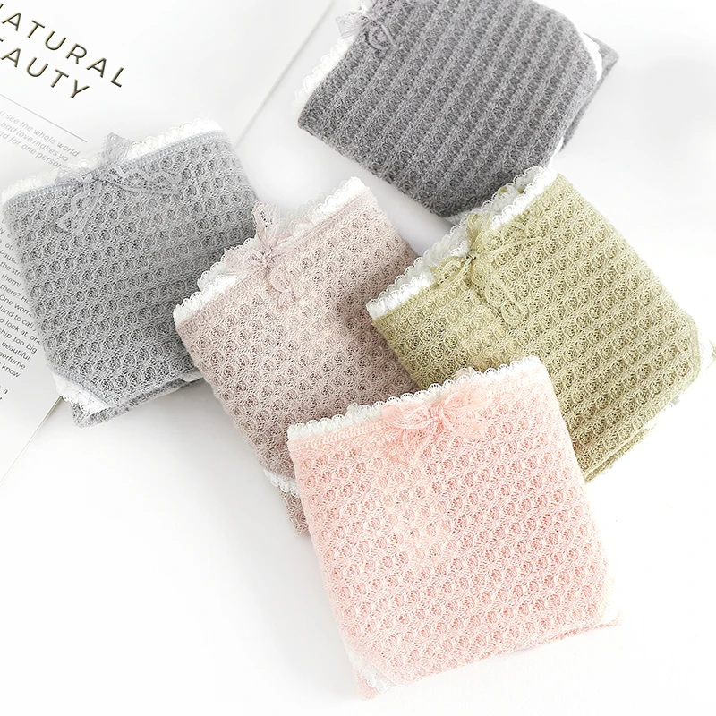 Сексуальные кружевные женские трусики в японском стиле с заниженной талией