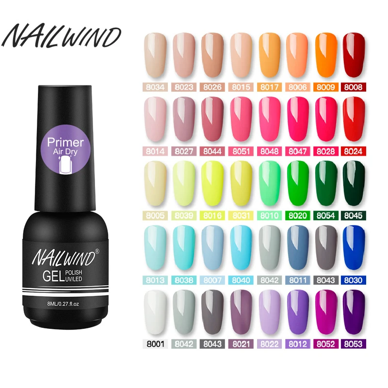 Гель nailwind лак для ногтей маникюрный набор УФ светодиодный полиграфический Гель Дизайн ногтей основа Топ праймер покрытие rosalind гель-лаки для ногтей