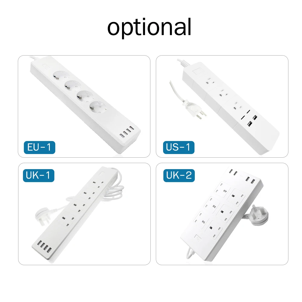 

Smart Plug Power Strip Wi-Fi Surge Protector Outlet Work With with Alexa Google Home Power Strip