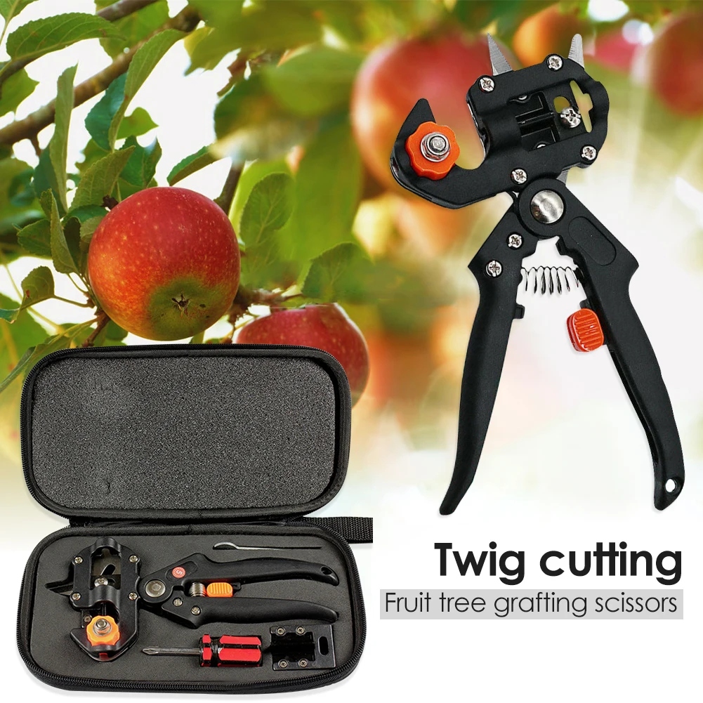 

Grafting Device Set Handheld Pruner Fruit Tree Nursery Garden Seedle Graft Tools Easily Carrying Part Eco-friendly Tool