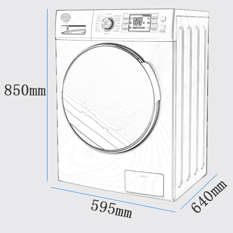 110 В стиральная машина корабль под заказ барабан 12 кг переднее открытие большой