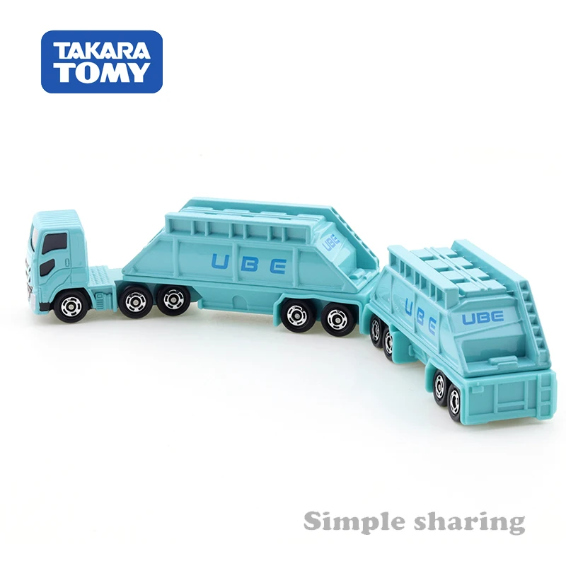 Takara Tomy Tomica длинный тип No.129 Ube Industries двойной прицеп Koshan сетчатый литый под