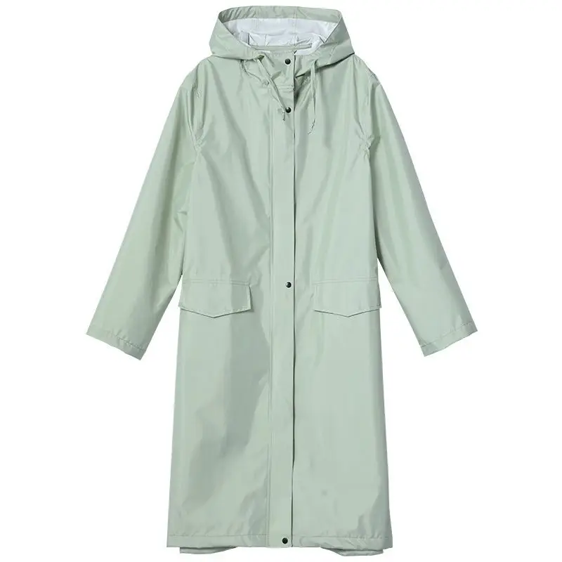 

Fashion Adult Trench Coat European and American Couples Coat Cloak Long Raincoat