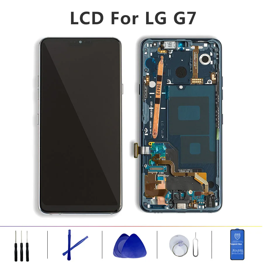 Оригинальный 6 1 ''ЖК дисплей для LG G7 lcd G710 G710EM G710PM G710VMP ЖК сенсорный экран в сборе