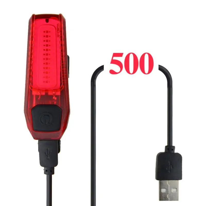 Велосипед задний светильник светодиодный USB Перезаряжаемые велосипедный шлем