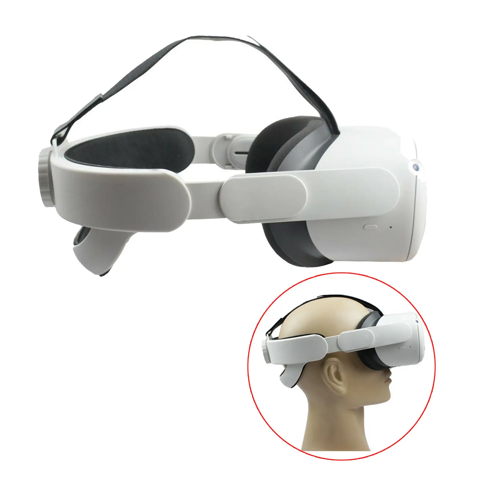 

Регулируемый для ремня для головы вопросы 2 ремешок VR уменьшает давление головы