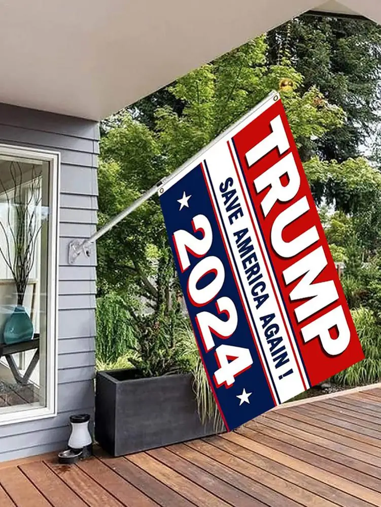 Избирательный флаг Дональда Трампа 90 см * 150 2024 г. Спасите Америку гордость снова