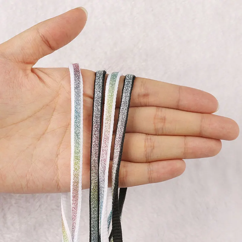 Градиентные цветные светоотражающие шнурки для кроссовок унисекс модные