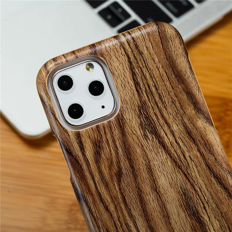 Для Iphone 11 por XS MAX XR X PU чехол роскошная деревянная зернистая защитная задняя панель для телефона чехол для iPhone 5 5S SE 6 6S 7 8 Plus Fundas