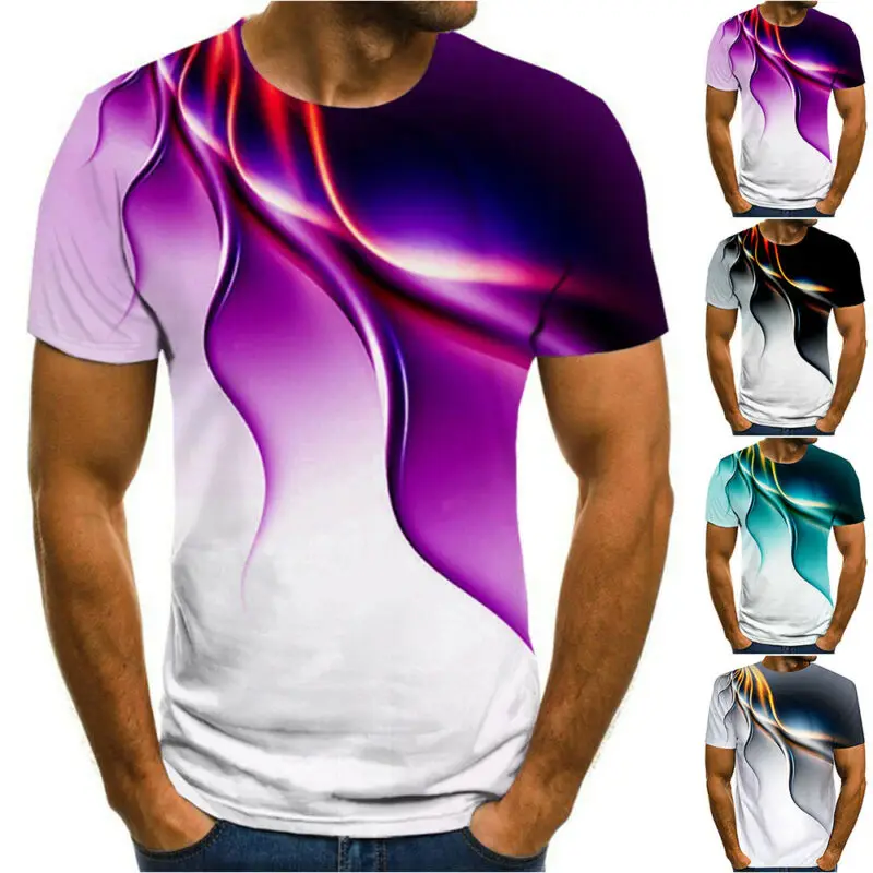 

Мужские футболки VICABO с коротким рукавом, футболка с принтом, свободная футболка, Летние повседневные топы, Мужская одежда, футболки для мужч...