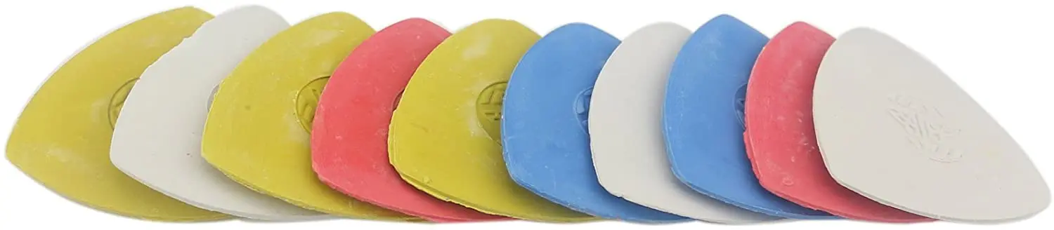 10 Pieces Pack Professional Tailors Chalk Triangle Tailor's Markers Sewing Fabric | Tools &amp Accessory