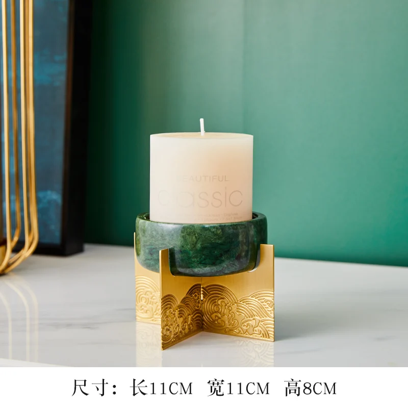 

European Luxury Candlestick Decoration Wedding Candle Holders Vintage Decor Incense Wedding Swieczka House Decoration BJ50ZT