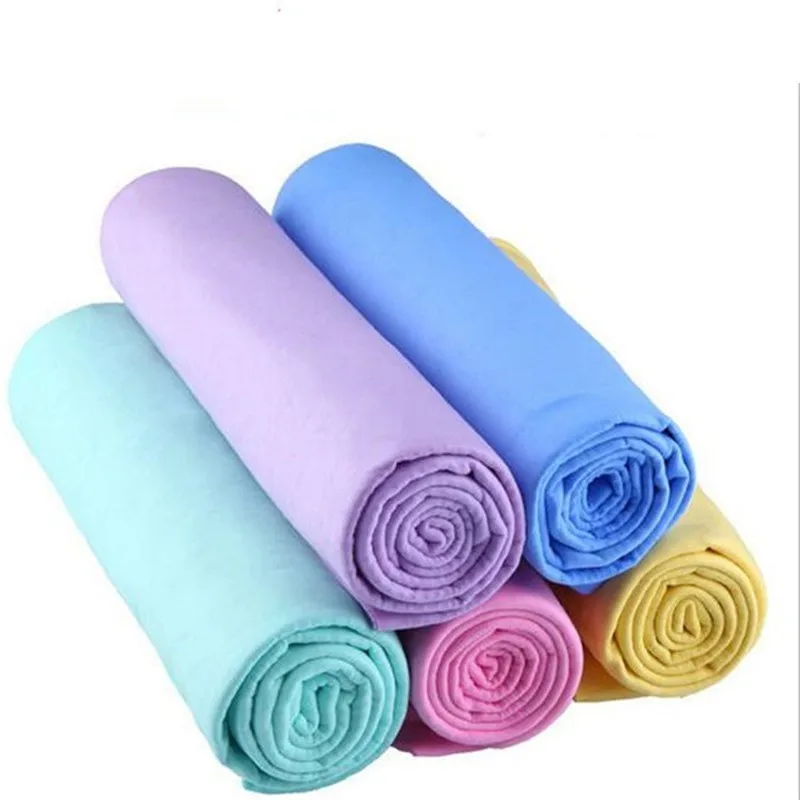 

44*32*0.2CM Super clean Chamois Car Wash Towel Cleaner Car Accessories Screen Cleaning Hair Drying Cloth