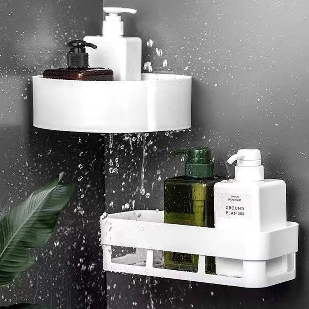 

Multifunction Shelf Sponge Drain Rack Bathroom Storage Suction Holder Kitchen Organizer Sink Kitchen Accessories Bath Baskets