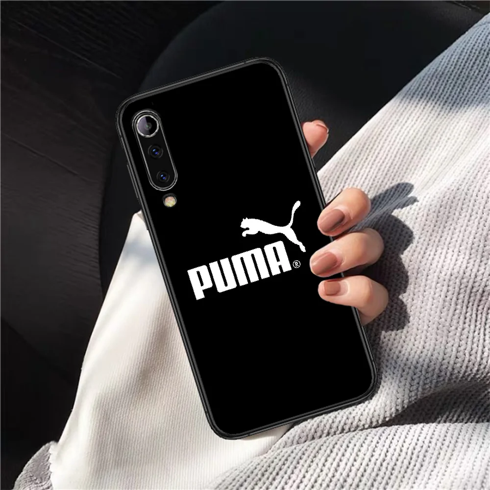 

Sports Luxury Brand Puma Phone Case Cover Hull For Xiaomi Mi A2 A3 8 9 9T Note 10 Se Lite Pro Black Shell Fashion Bumper Pretty