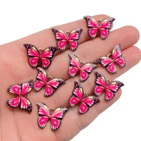 peixin 20pcslot colorful enamel charm butterfly pendant earrings accessories diy material necklace bracelet handmade jewelry