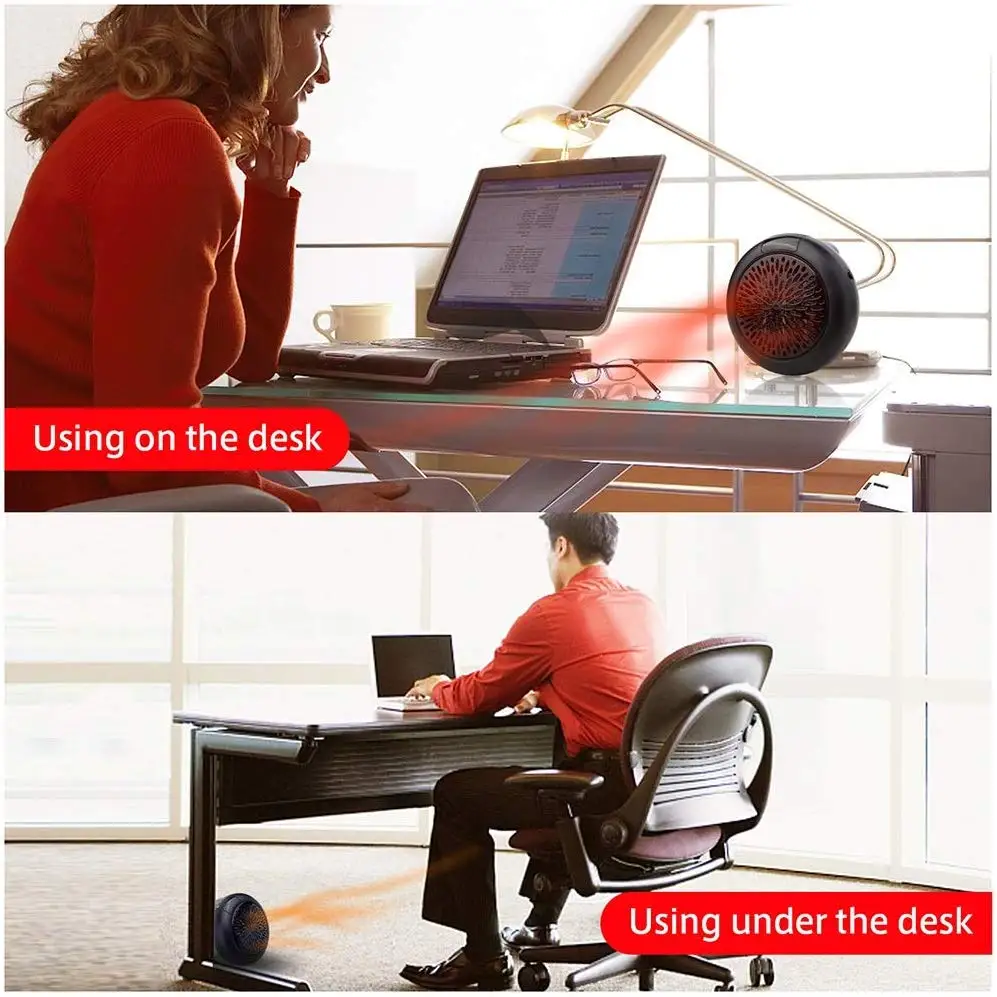 Электрический обогреватель 1000 Вт домашняя настенная розетка удобная