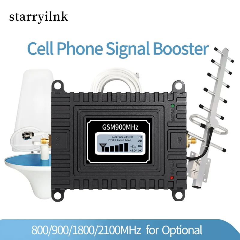 2G 3G 4G усилитель сигнала GSM CDMA DCS WCDMA ретранслятор сотового телефона 850 900 1800 2100 МГц