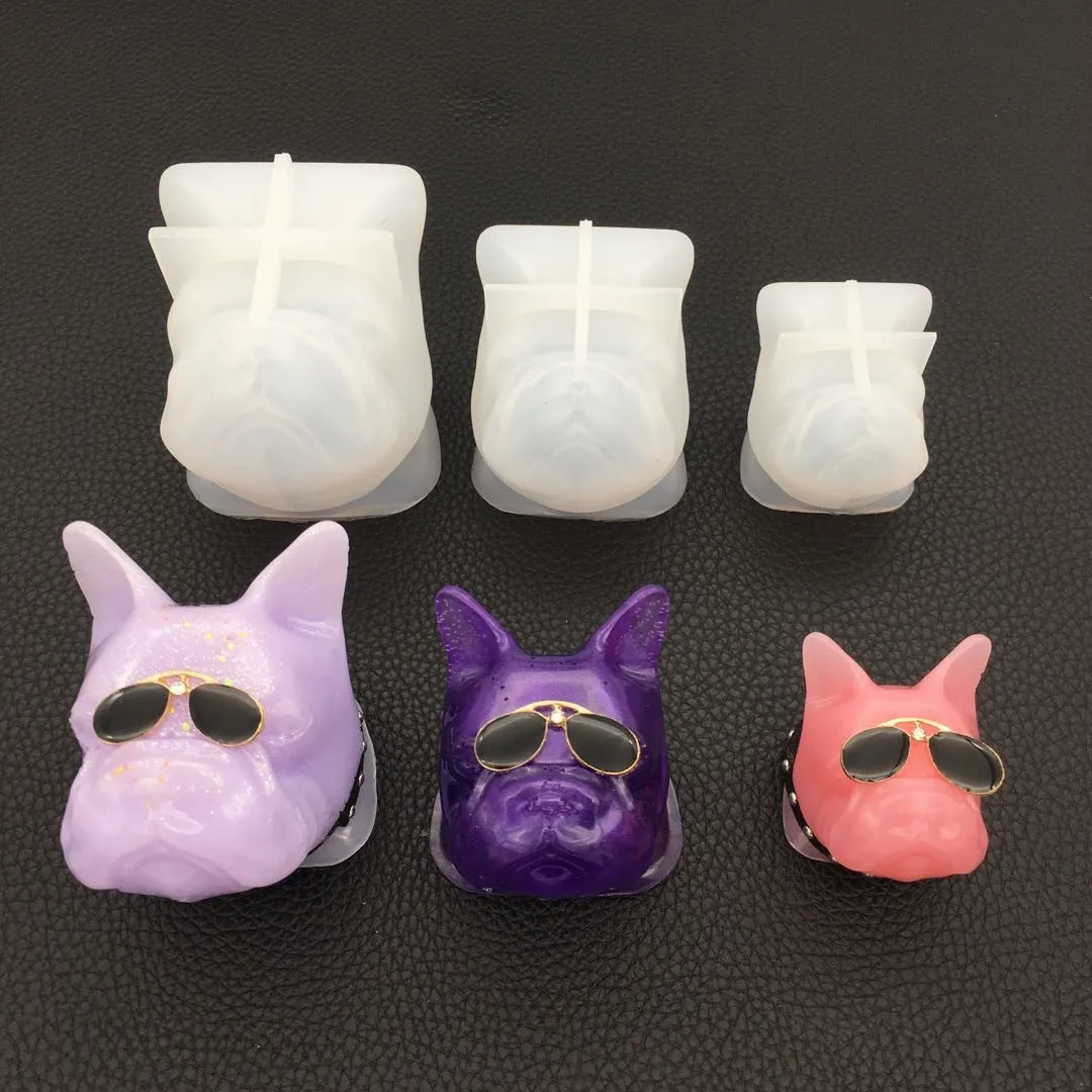 

Popular3D DIY Dog Silicone Jewelry UV Resin Epoxy Molds Jewelry Tools Dried Flower Craft Hand Made Jewelry Decoration
