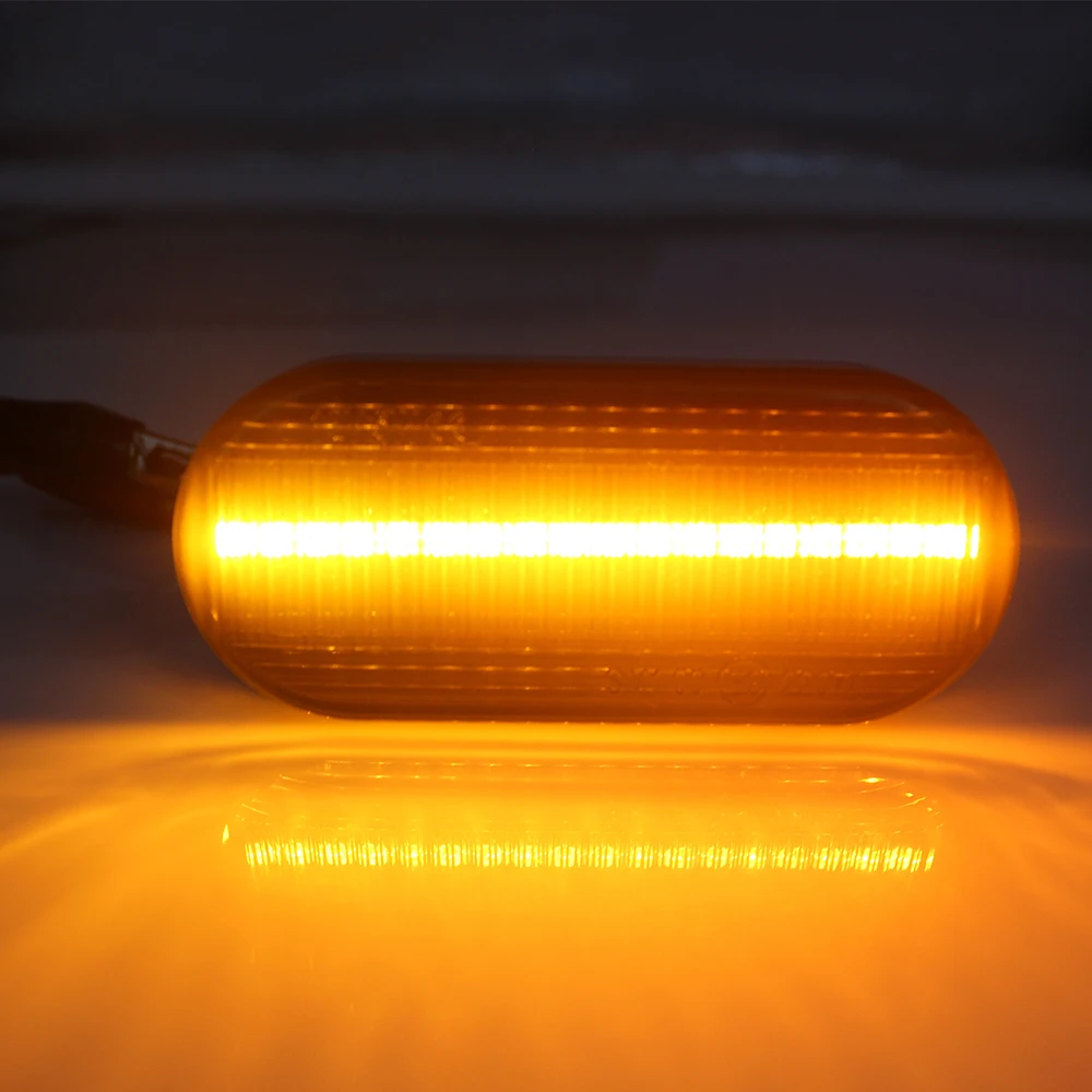 2 шт. светодиодный динамический Боковой габаритный фонарь поворота светильник