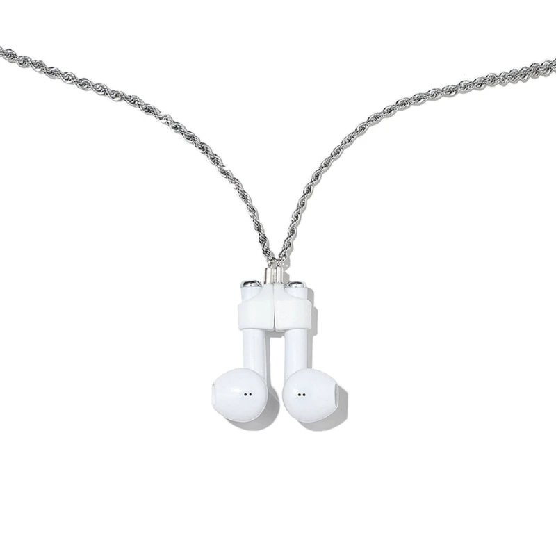 

Anti Lost Earbud Sports Chain Necklace Magnetic Super Strong Cord Strap