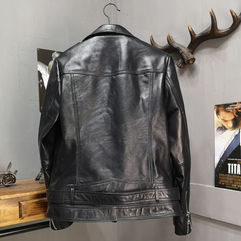 Genuine Leather Jacket Women Real Sheepskin Ladies Coat New Fashion Autumn Winter Motorcycle Biker Outerwear Clothes