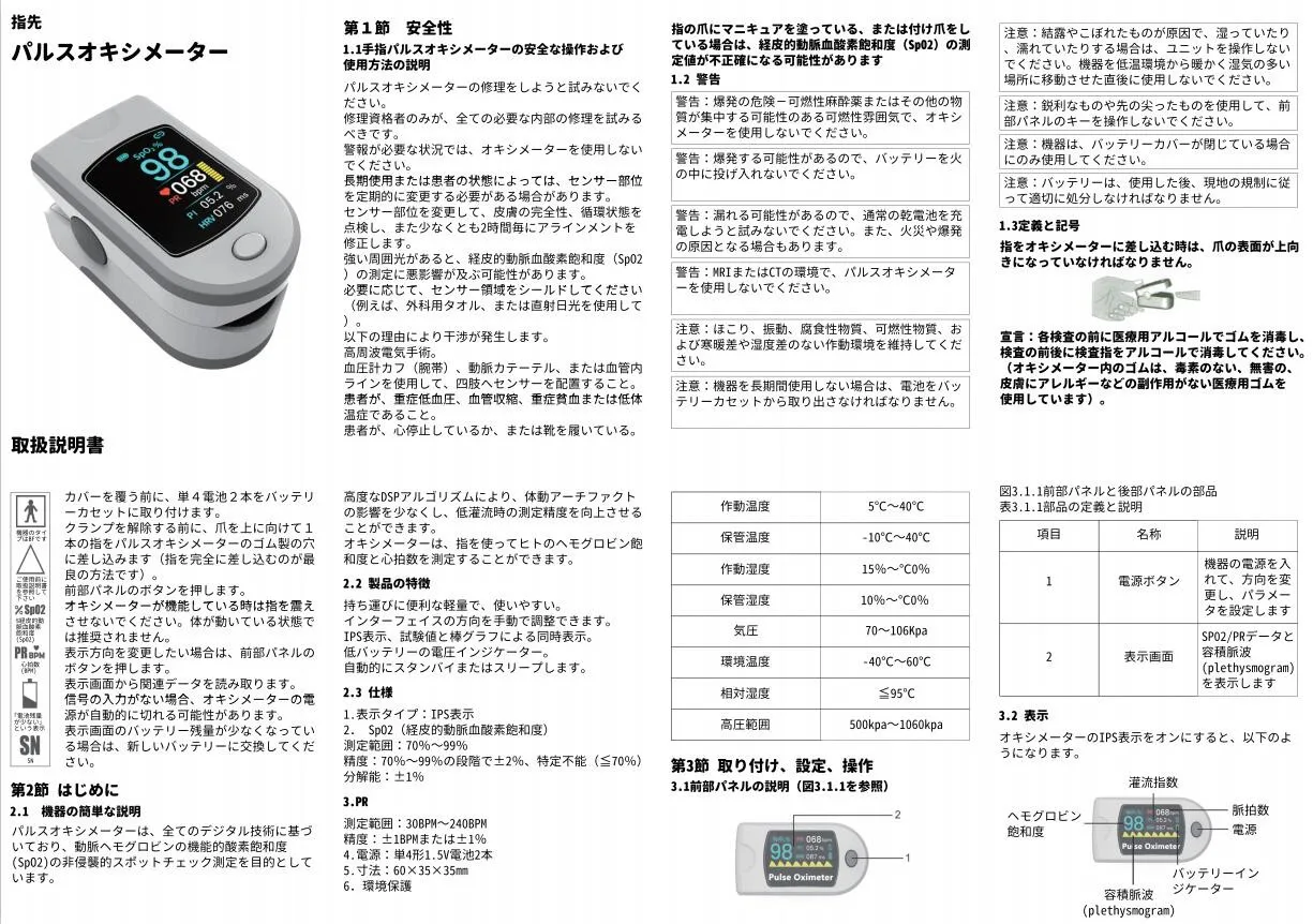 Пульсоксиметр дыхательный на кончик пальца с ЖК-экраном | Дом и сад