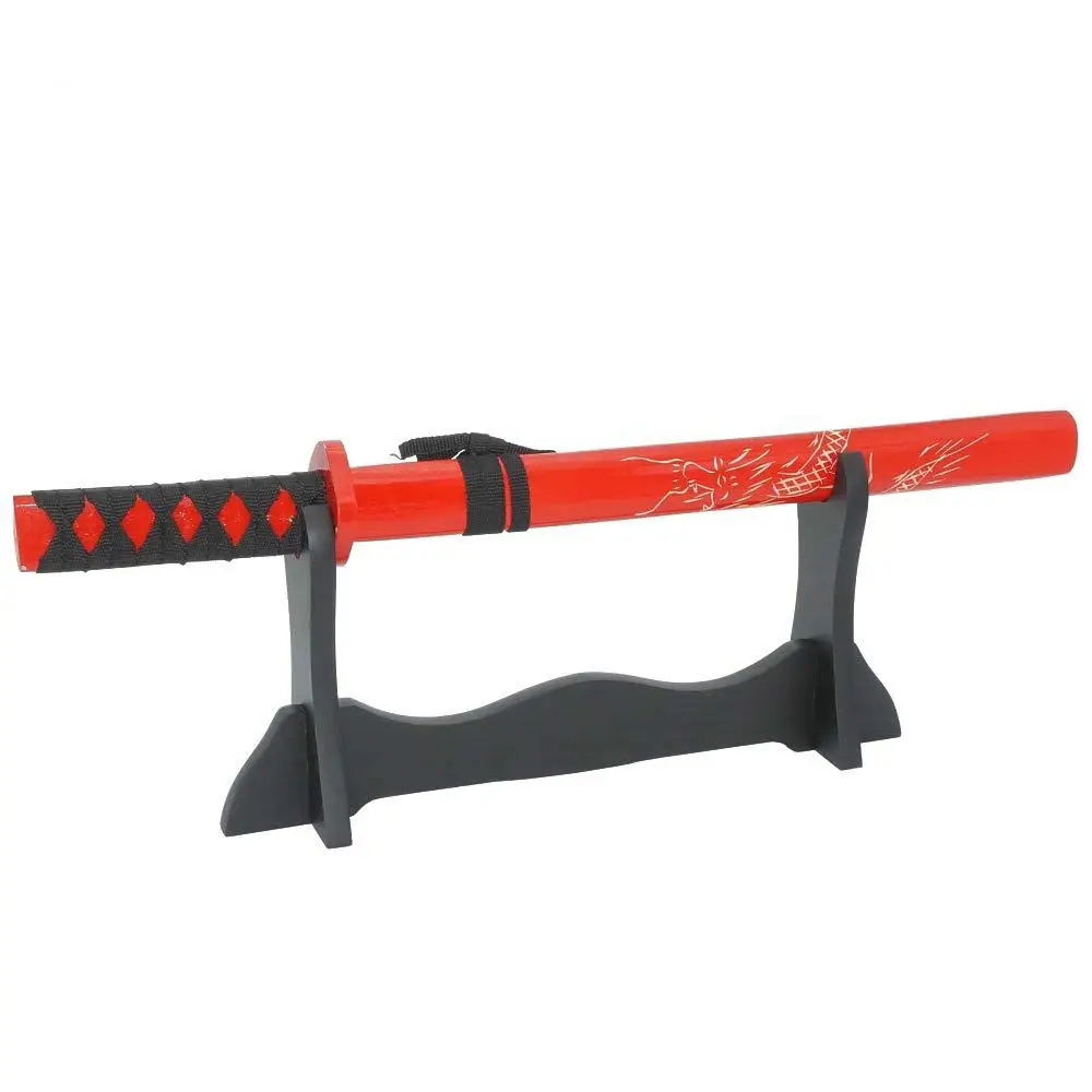 

Velvet Padded Sword Stand Felt Protect Display Holder Samurai Sword Katana Wakizashi Tanto Holder 1 Layer