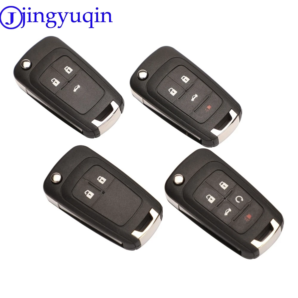 Чехол для дистанционного ключа jingyuqin 2/3/4/5 B чехол OPEL VAUXHALL Insignia Astra Zafira Chevrolet Cruze