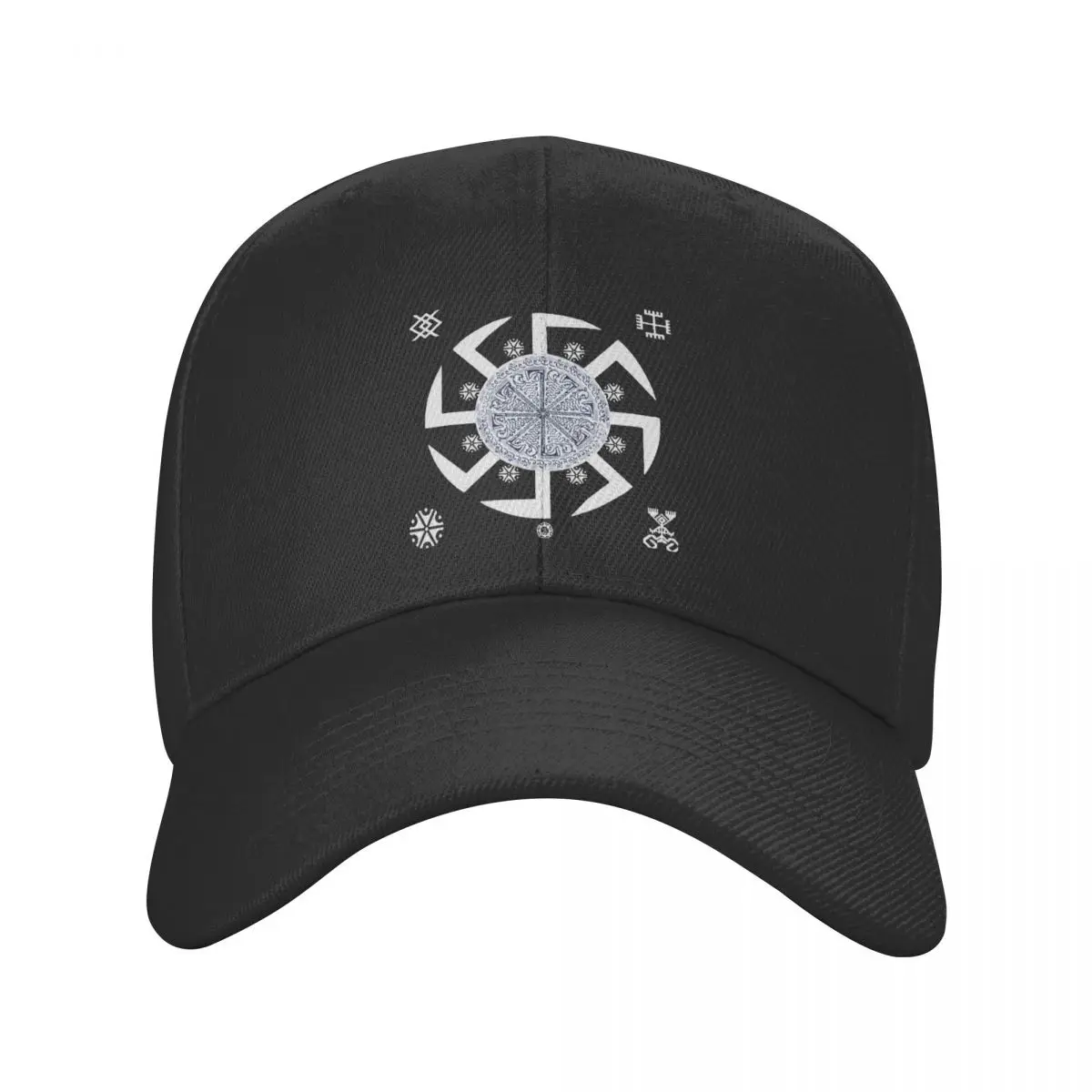 

Men Women Kolovrat Hat Vintage Baseball Cap Snapback Caps Slavic Mythology Dad Hat Trucker Hat Adjustable Trucker Cap Summer