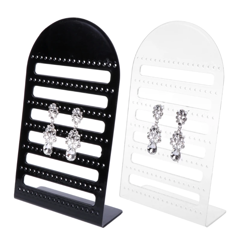 

Earring Ear Studs Display Rack Stand Jewelry Organizer Holder Showcase 126 Holes Y4QB