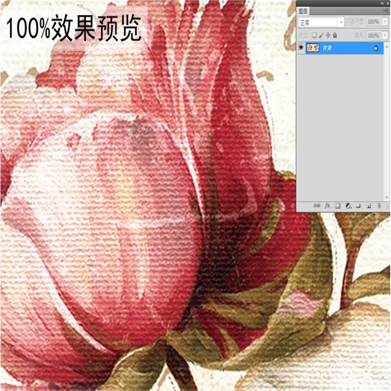 Акварельная фотобумага в американском стиле 3D обои с цветочным рисунком для