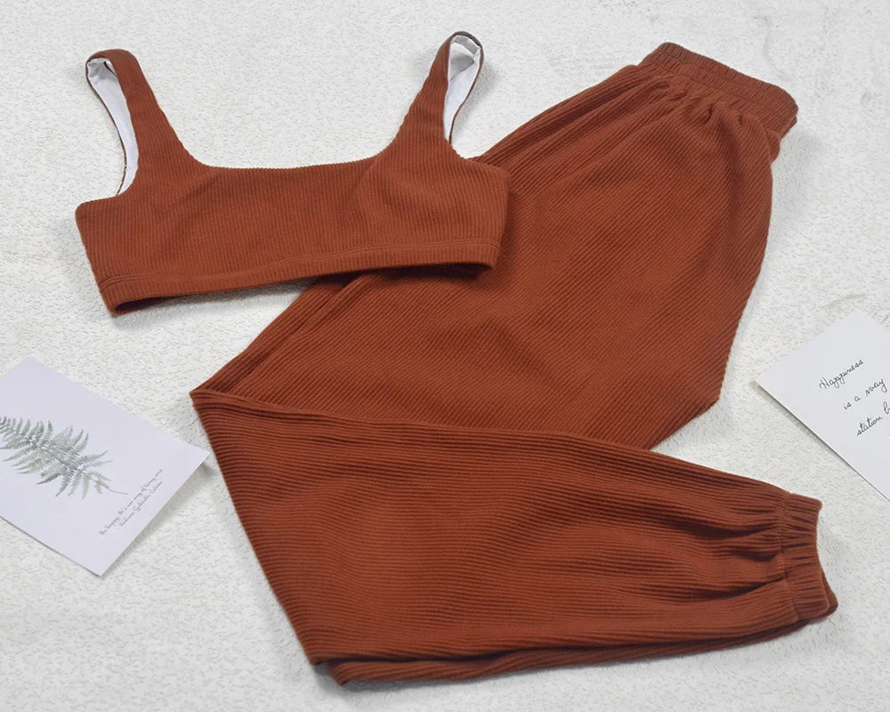 

Seamless Women Yoga Set Casual Fashion Bra High Waist Trousers Sports Fitness Tracksuit Workout Gym Clothing Oeutfits Femme