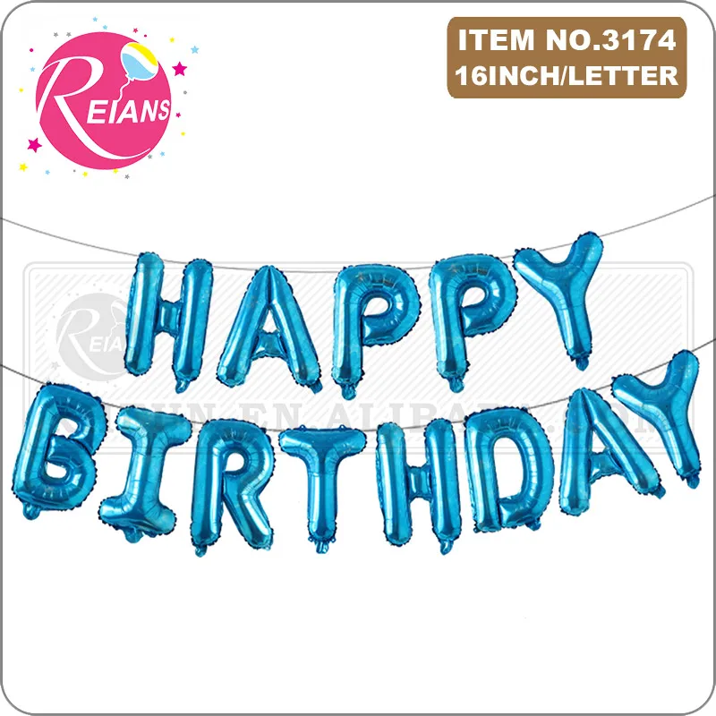 

Фольгированные шары REIANS 16 дюймов, разноцветные