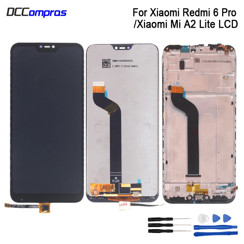 Оригинальный ЖК дисплей для Xiaomi Redmi 6 Pro сенсорный экран дигитайзер запасные части