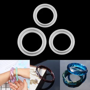 Форма силиконовая для браслета сделай сам, молд для самостоятельного изготовления ювелирных изделий из эпоксидной смолы, принадлежности для изготовление, поиск ювелирных изделий, 1 шт.