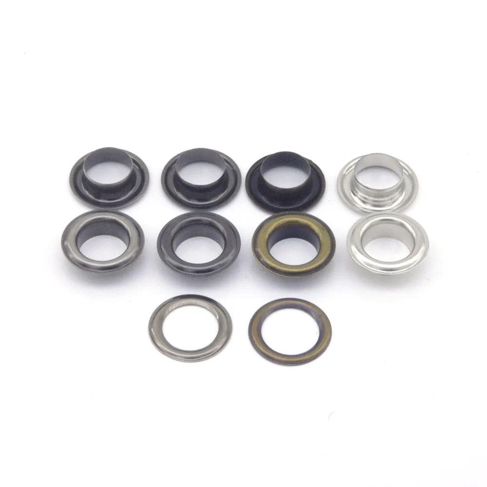 Оптовая продажа 100 компл./лот металлические латунные люверсы с шайбой 17 мм * 10