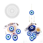 Эпоксидная силиконовая форма Nazar для глаз завидующих глаз, набор для самостоятельного литья эпоксидной смолы, аксессуары для украшения дома с голубыми глазами, подвеска, инструмент
