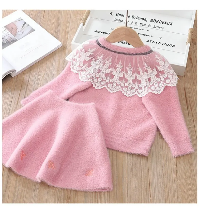 

JO&MI 2020 autumn children lovely dress girls fashion dress kids clothes