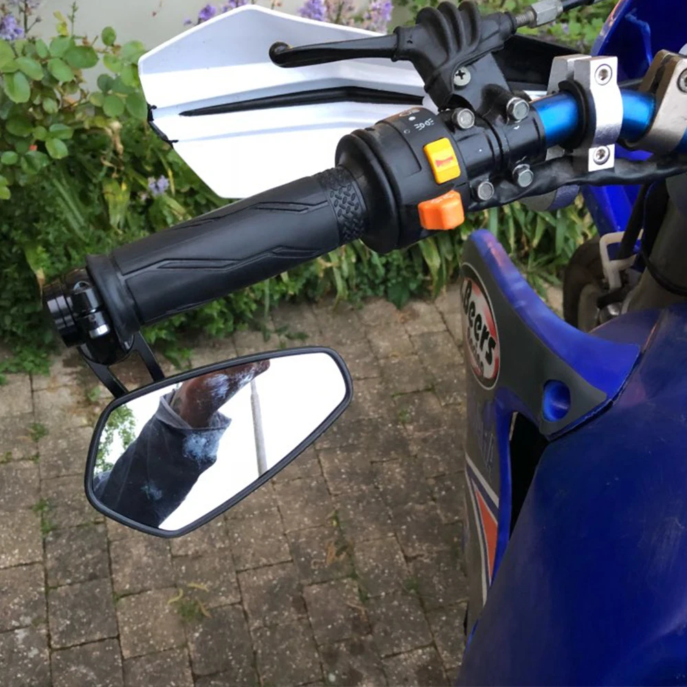 Зеркало заднего вида для мотоцикла 1 пара 7/8 дюйма 22 мм | Автомобили и мотоциклы