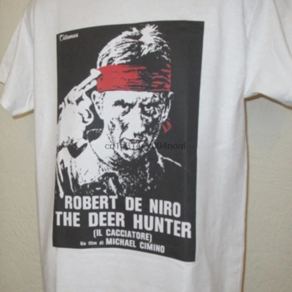 Олень Хантер фильм плакат Футболка Вьетнамская война Фильм одежда графическая