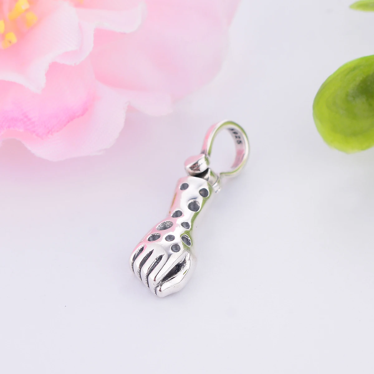 Бусина шарм жест из серебра 2020 пробы для браслета|Бусины| |