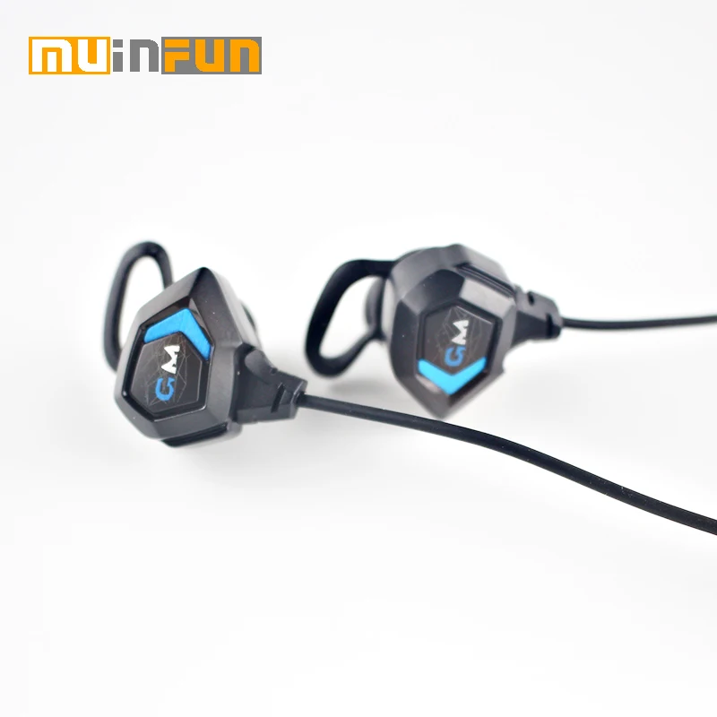 

MUINFUN G28 Wired Headphones In-ear Earphones Game Headset Earbuds W Long Mic for Smart Phones Tablet PC MP3