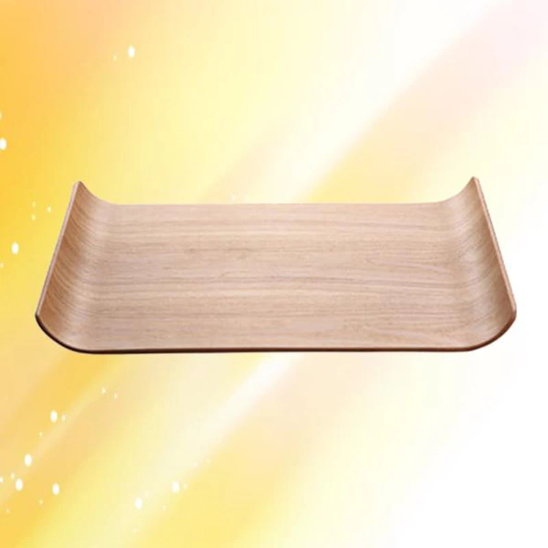 1 шт. квадратный креативный деревянный поднос для домашнего сервировки еды торта