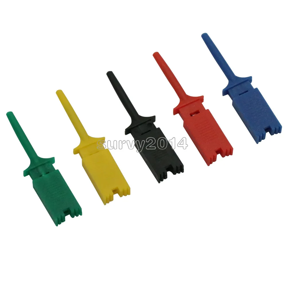 

5PCS Hooks Test Clips 5 Colors for Logic Analyzers Logic Test Clip Kits New