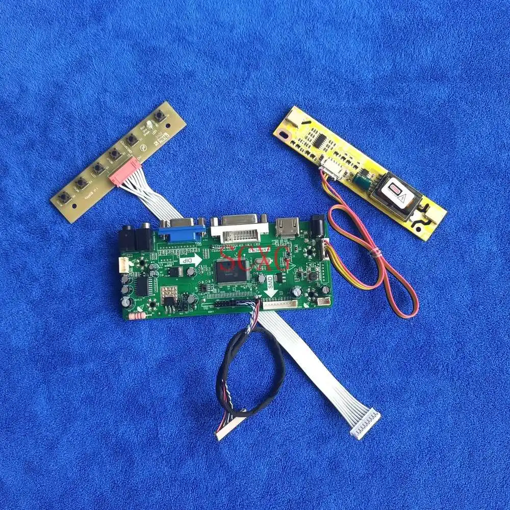 

Kit For TM150XG/TMS150XG1/MT150XN01/MT150XN03 Monitor 1024*768 2CCFL M.NT68676 Driver Board LVDS 20 Pin HDMI-compatible VGA DVI